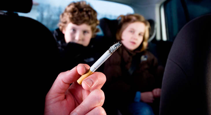 Курение при детях