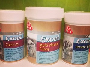 витамины эксель 8 в 1 для собак